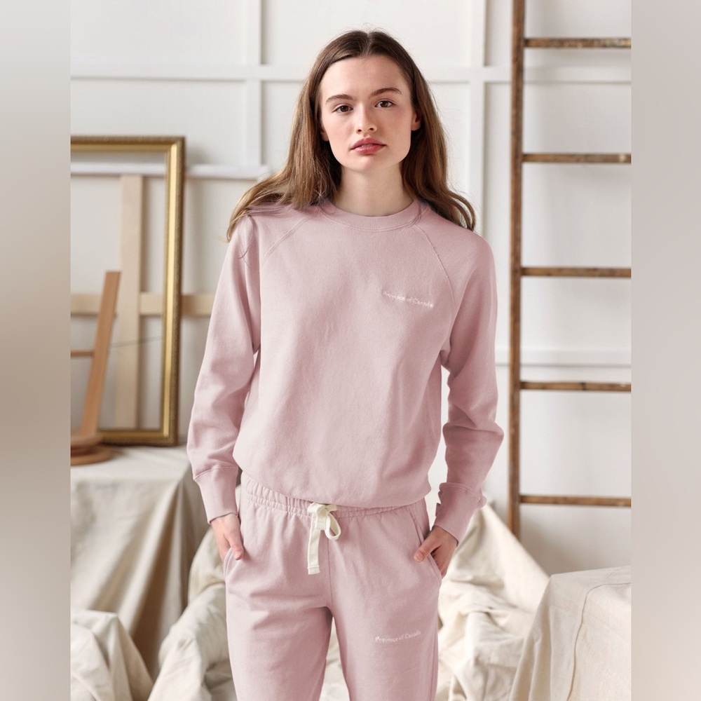 Province of Canada Pink French terry sweatshirt